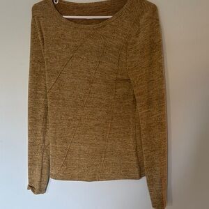 Cozy Tan Long Sleeve Women's Top